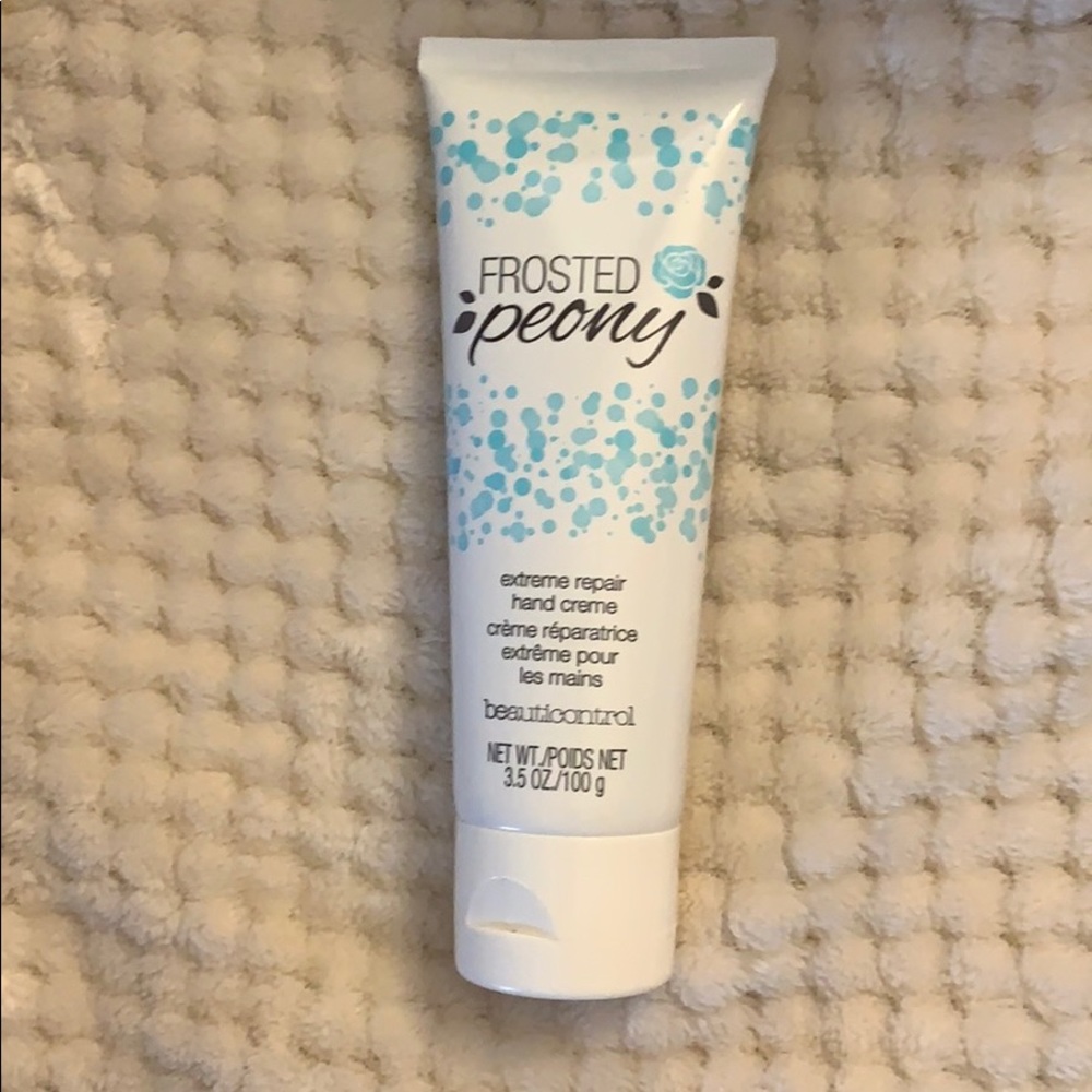Beauticontrol Frosted peony extreme hand cream.